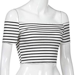 Forever 21 off the shoulder crop top